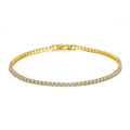 Real Moissanite Bracelet for Women S925 Sterling Silver 4Mm Diamonds Tennis Bangles Chains Sparkling Fine Jewelry